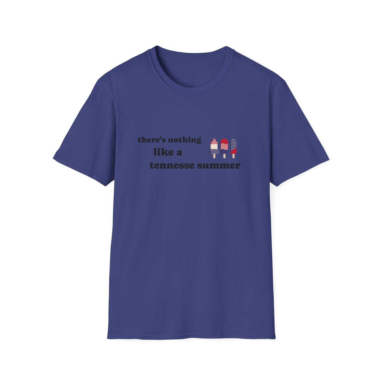 T-Shirt with 'There's Nothing Like a Tennessee Summer' Design - Perfect for Summer, Tennessee, Travel, Casual Wear, Gift