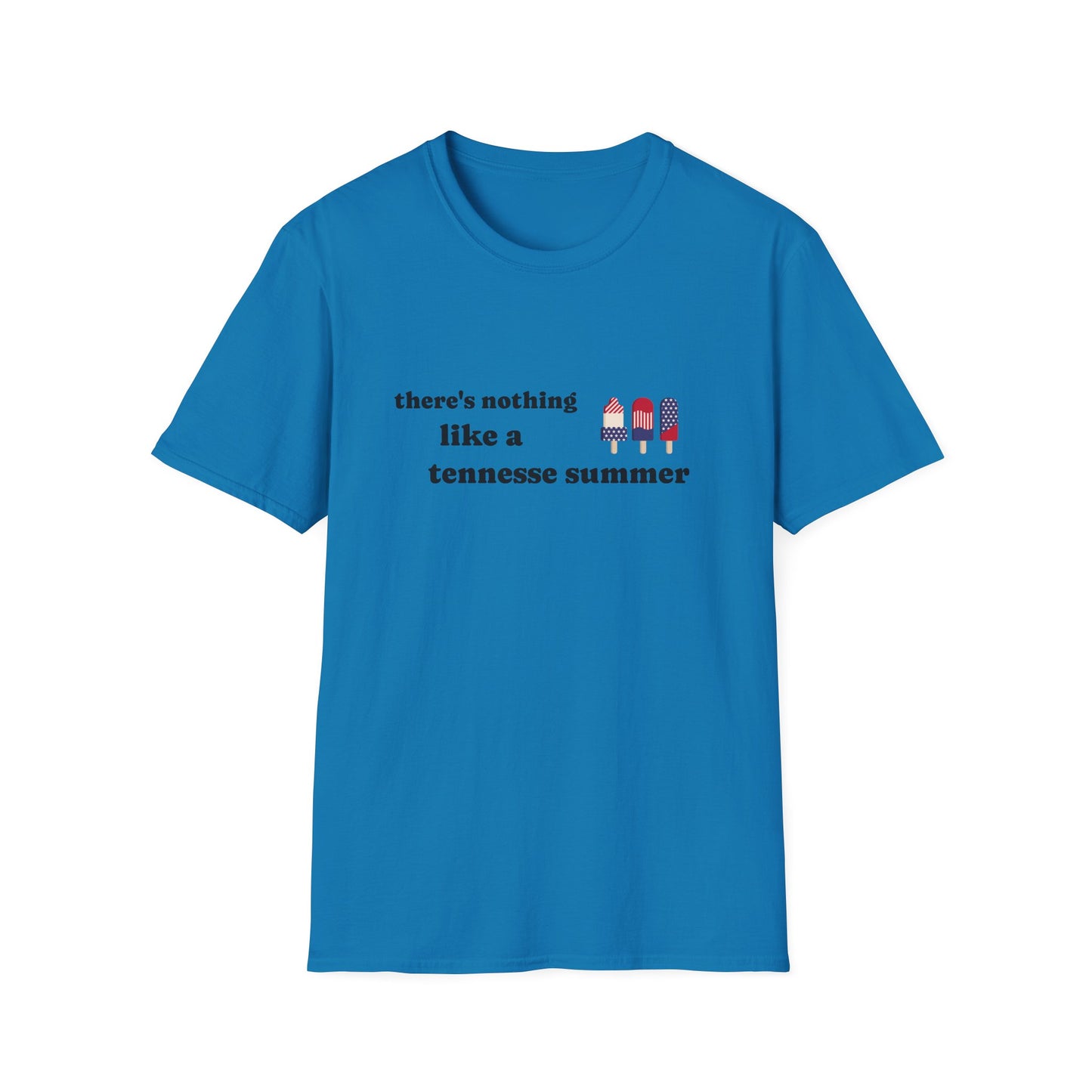 T-Shirt with 'There's Nothing Like a Tennessee Summer' Design - Perfect for Summer, Tennessee, Travel, Casual Wear, Gift