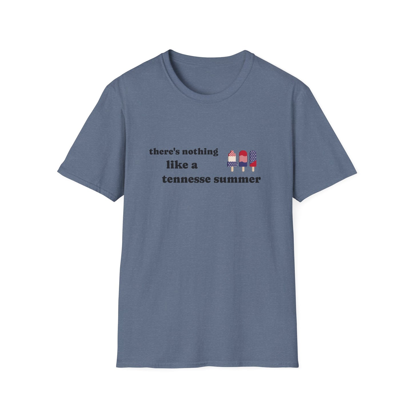 T-Shirt with 'There's Nothing Like a Tennessee Summer' Design - Perfect for Summer, Tennessee, Travel, Casual Wear, Gift