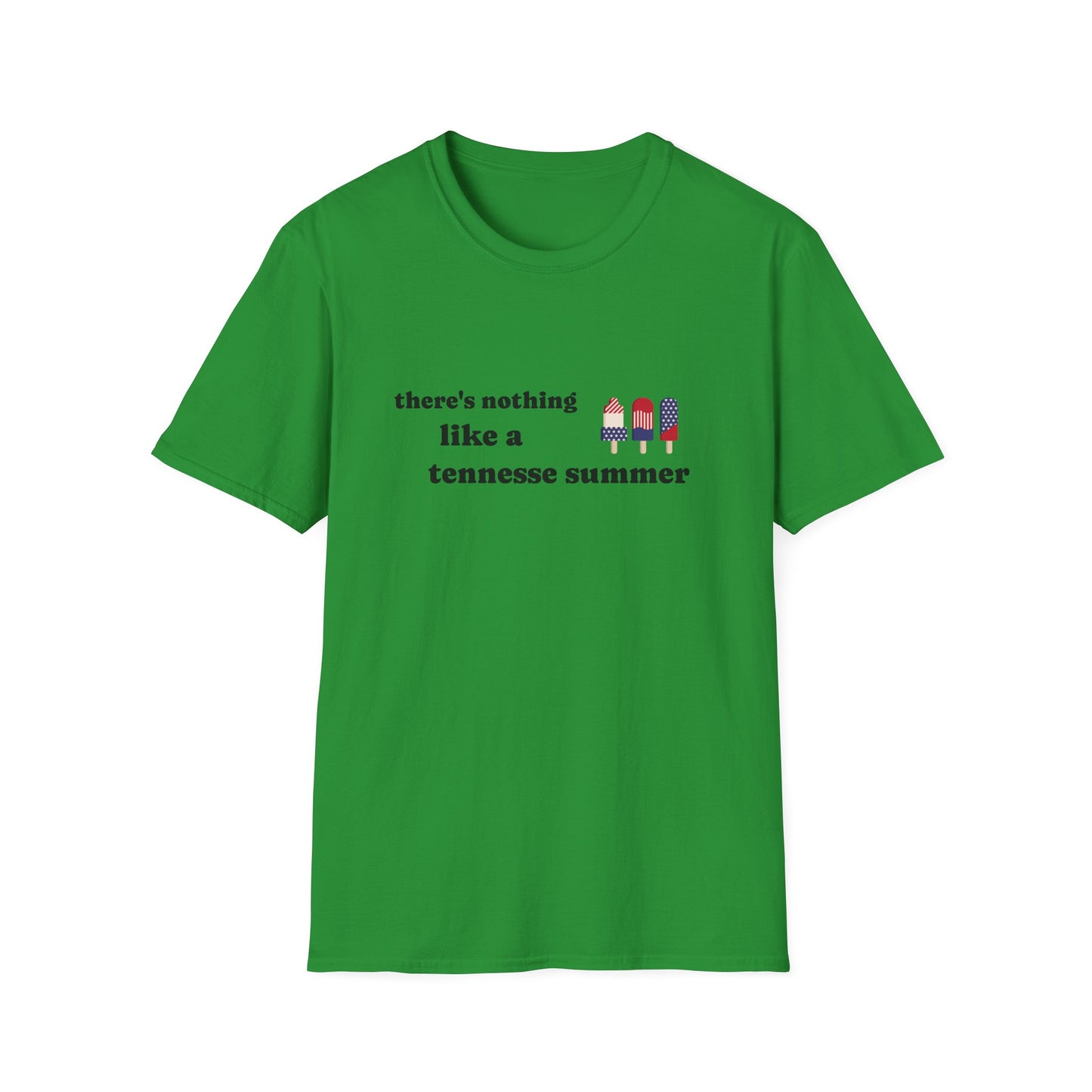 T-Shirt with 'There's Nothing Like a Tennessee Summer' Design - Perfect for Summer, Tennessee, Travel, Casual Wear, Gift