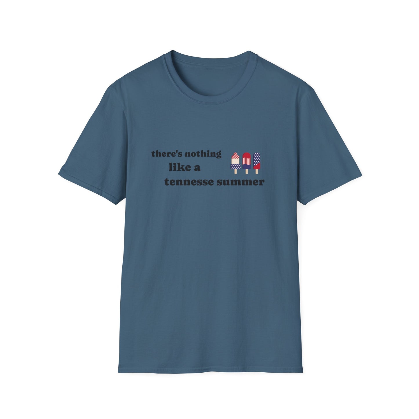 T-Shirt with 'There's Nothing Like a Tennessee Summer' Design - Perfect for Summer, Tennessee, Travel, Casual Wear, Gift