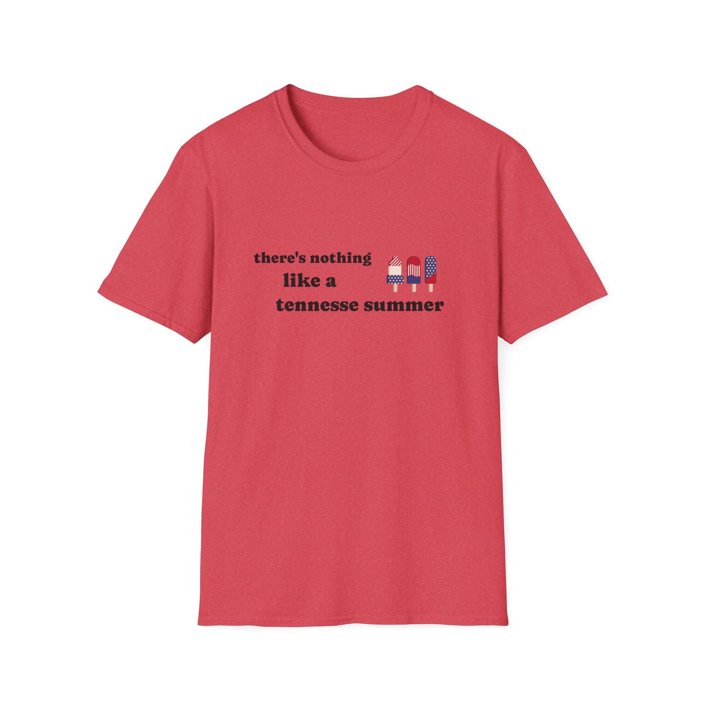 T-Shirt with 'There's Nothing Like a Tennessee Summer' Design - Perfect for Summer, Tennessee, Travel, Casual Wear, Gift
