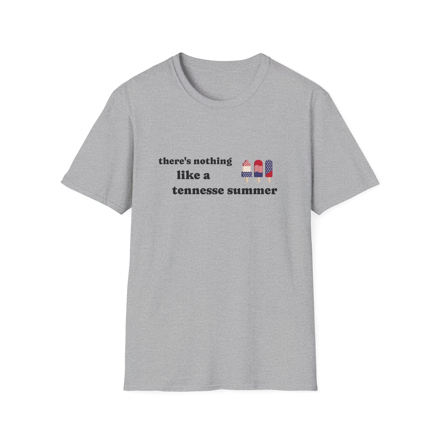 T-Shirt with 'There's Nothing Like a Tennessee Summer' Design - Perfect for Summer, Tennessee, Travel, Casual Wear, Gift