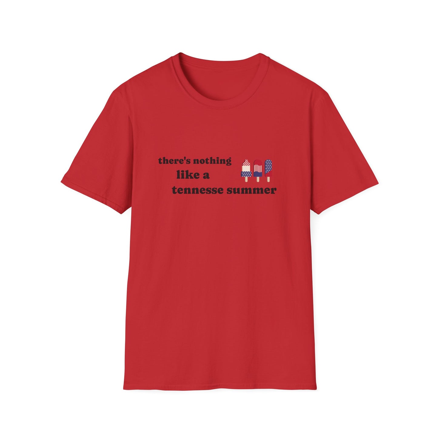 T-Shirt with 'There's Nothing Like a Tennessee Summer' Design - Perfect for Summer, Tennessee, Travel, Casual Wear, Gift