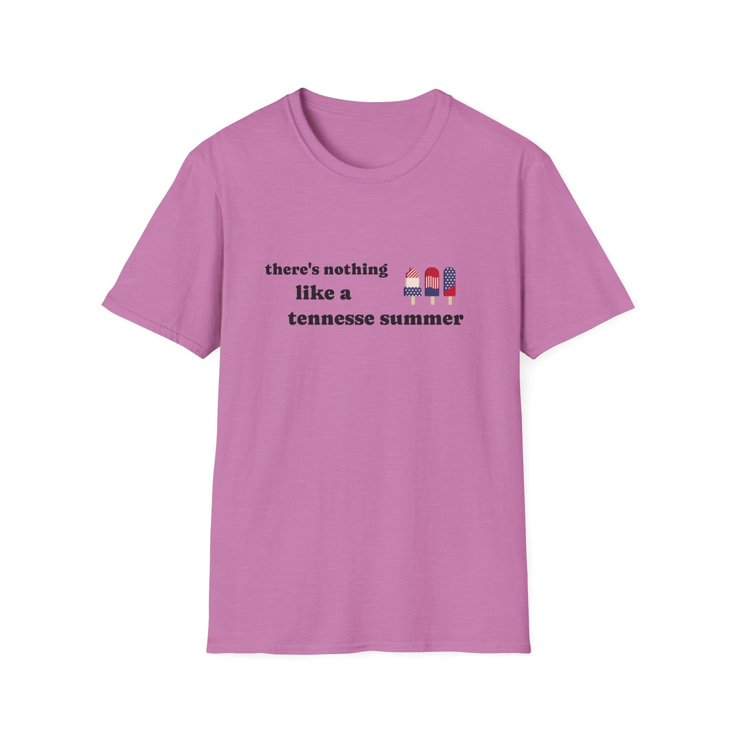 T-Shirt with 'There's Nothing Like a Tennessee Summer' Design - Perfect for Summer, Tennessee, Travel, Casual Wear, Gift