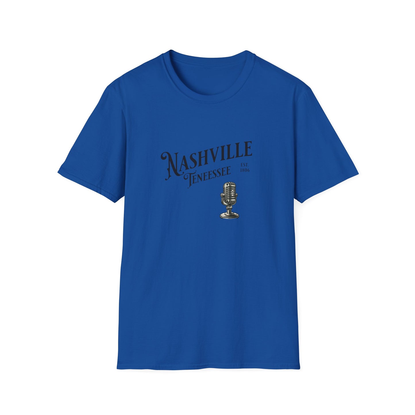 Nashville Graphic T-Shirt | Unisex Softstyle Tee, Music Lover Gift, Travel Souvenir, Birthday Apparel, Casual Wear
