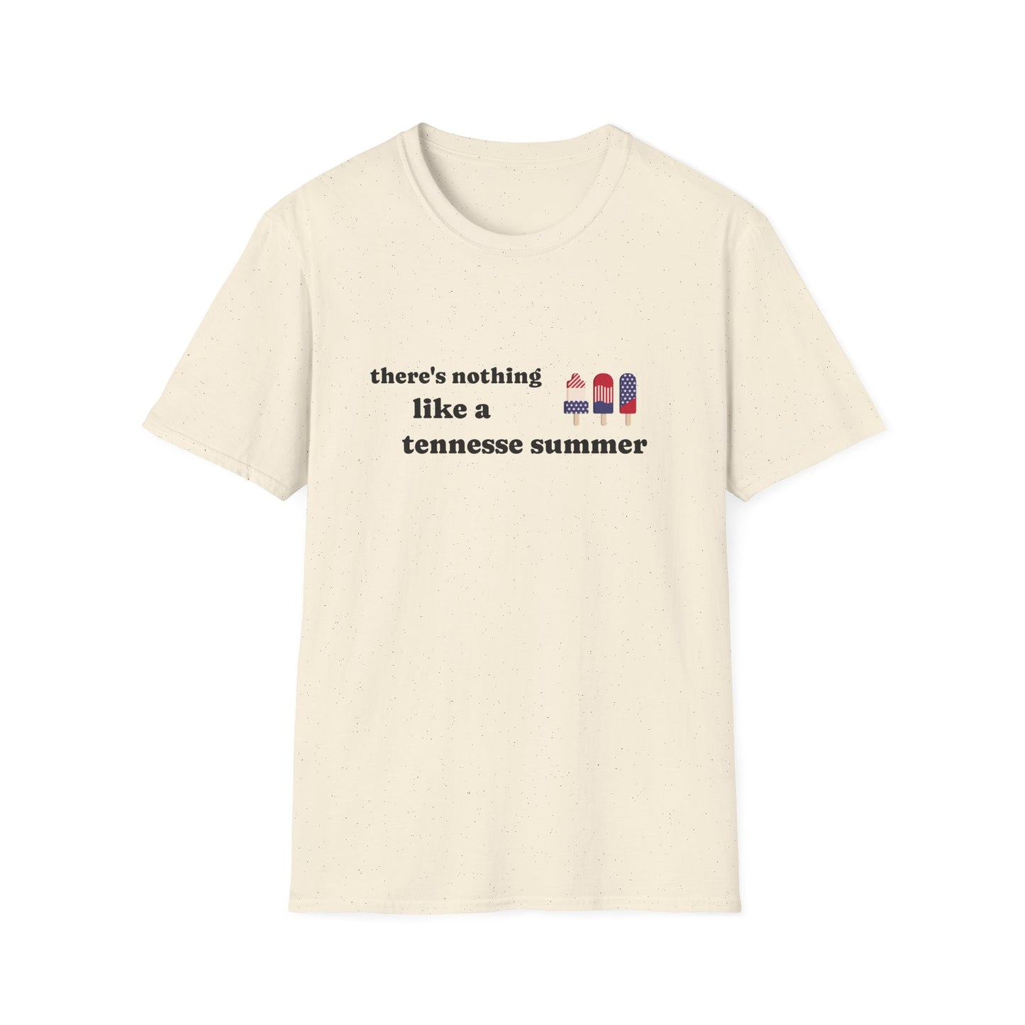 T-Shirt with 'There's Nothing Like a Tennessee Summer' Design - Perfect for Summer, Tennessee, Travel, Casual Wear, Gift