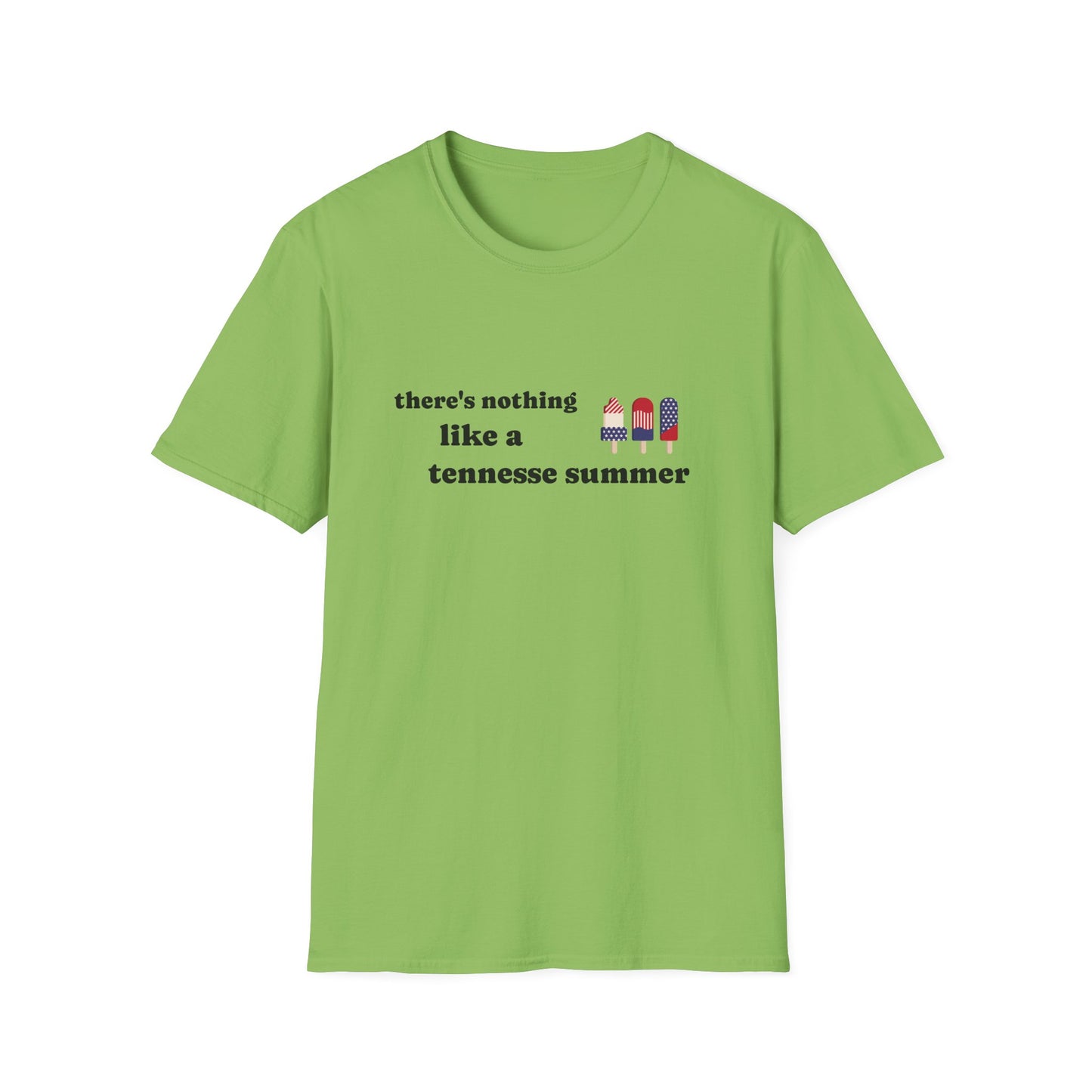 T-Shirt with 'There's Nothing Like a Tennessee Summer' Design - Perfect for Summer, Tennessee, Travel, Casual Wear, Gift