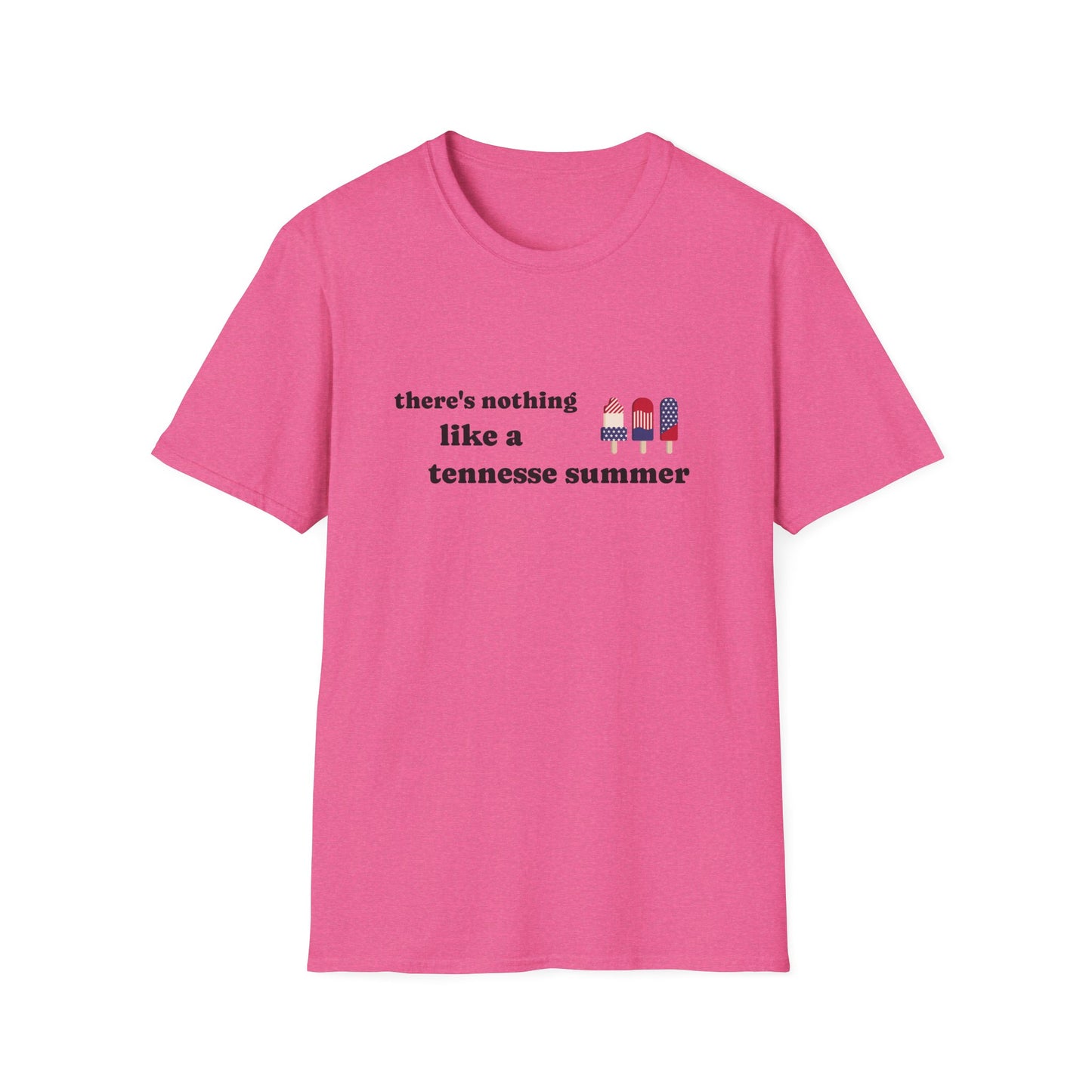 T-Shirt with 'There's Nothing Like a Tennessee Summer' Design - Perfect for Summer, Tennessee, Travel, Casual Wear, Gift
