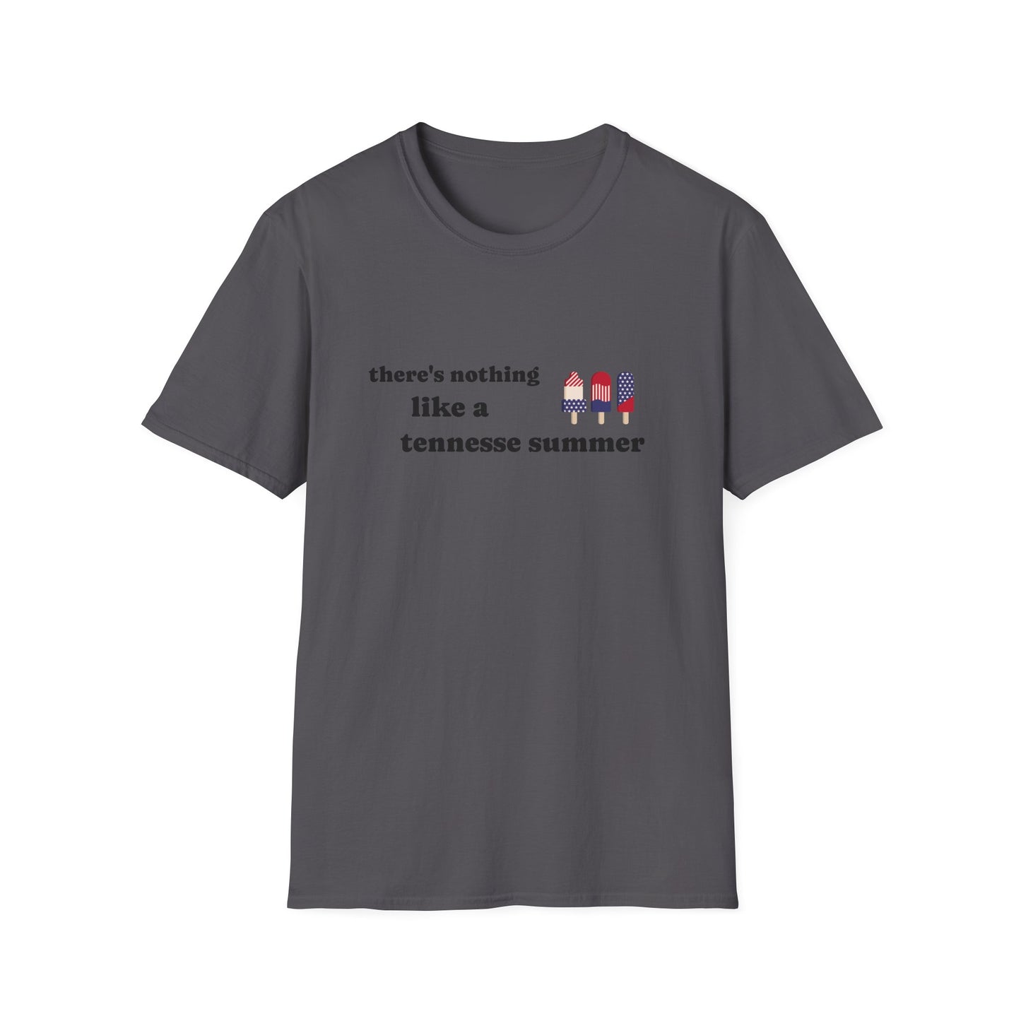 T-Shirt with 'There's Nothing Like a Tennessee Summer' Design - Perfect for Summer, Tennessee, Travel, Casual Wear, Gift