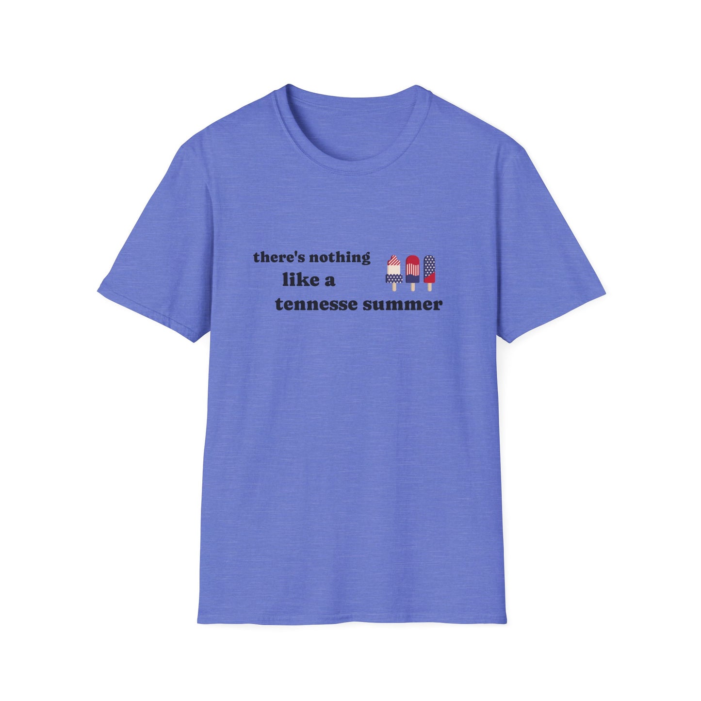 T-Shirt with 'There's Nothing Like a Tennessee Summer' Design - Perfect for Summer, Tennessee, Travel, Casual Wear, Gift