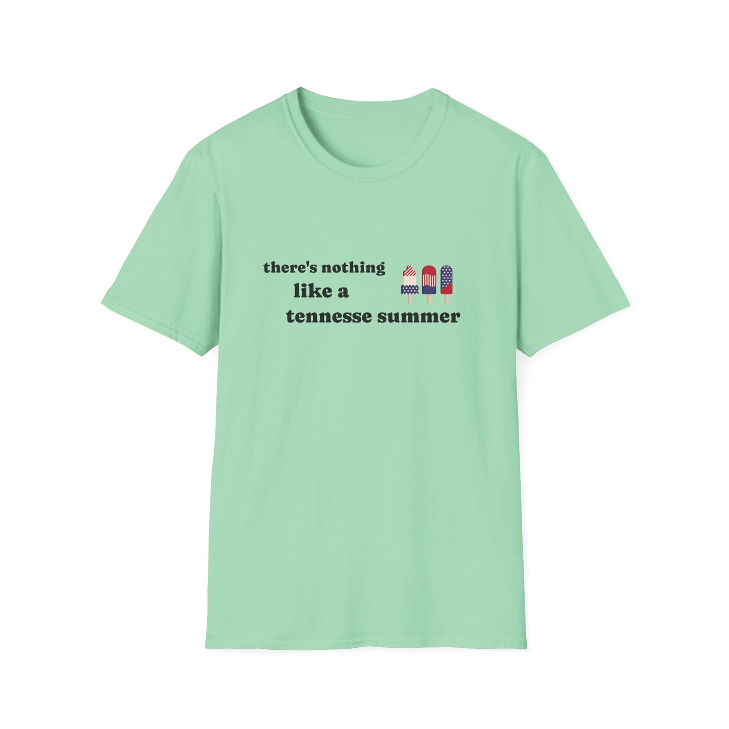 T-Shirt with 'There's Nothing Like a Tennessee Summer' Design - Perfect for Summer, Tennessee, Travel, Casual Wear, Gift