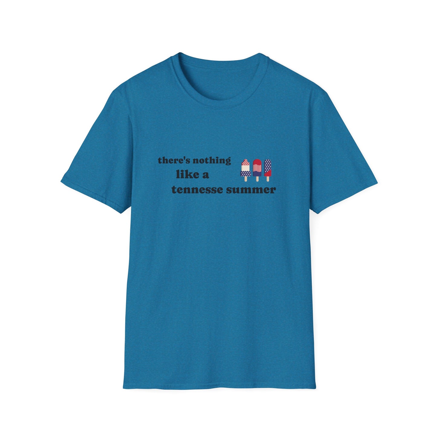 T-Shirt with 'There's Nothing Like a Tennessee Summer' Design - Perfect for Summer, Tennessee, Travel, Casual Wear, Gift