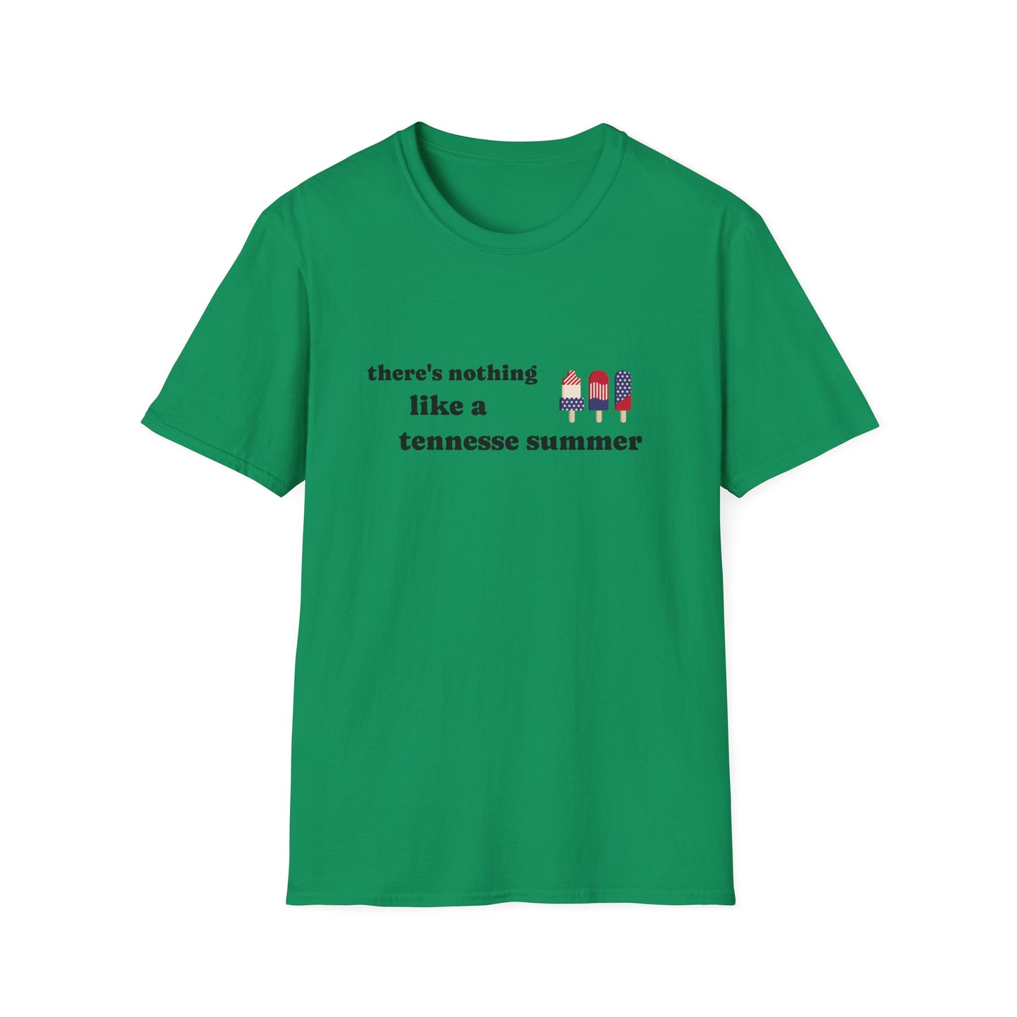 T-Shirt with 'There's Nothing Like a Tennessee Summer' Design - Perfect for Summer, Tennessee, Travel, Casual Wear, Gift