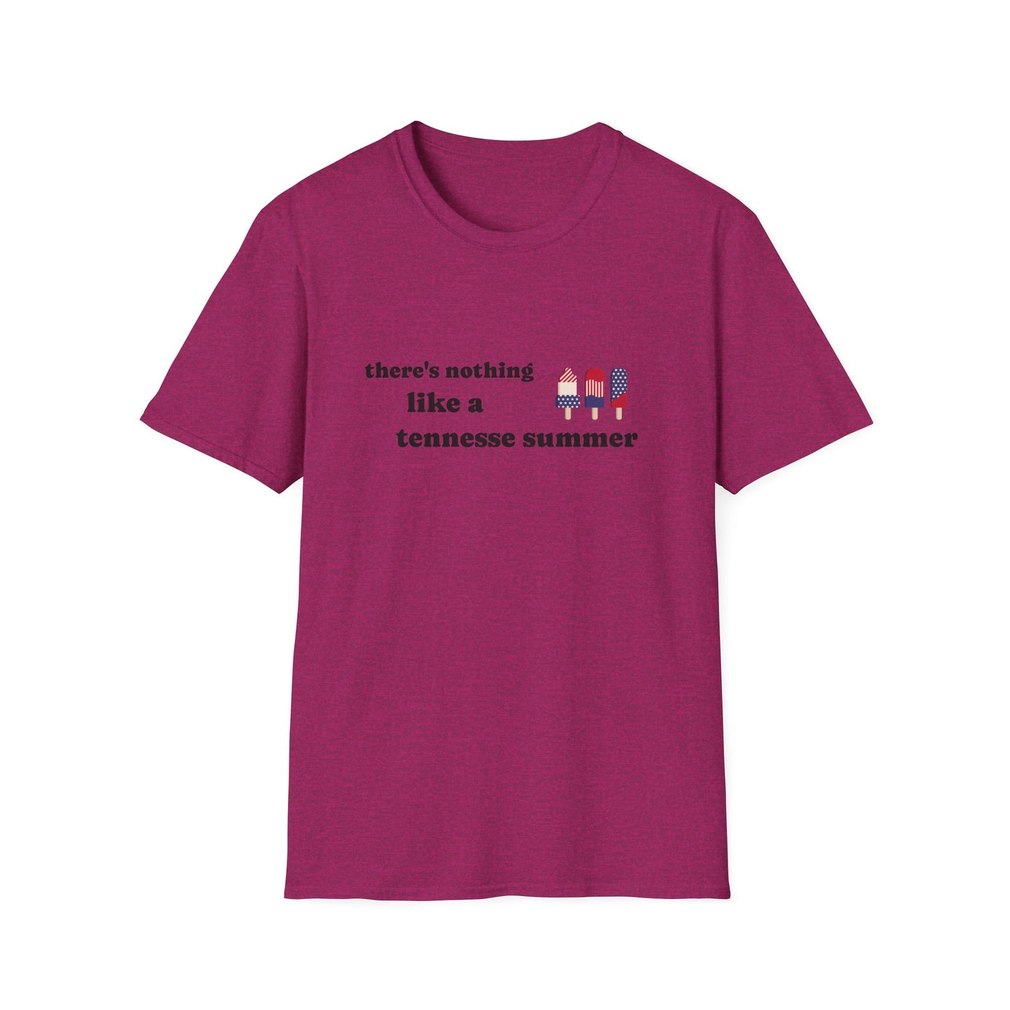 T-Shirt with 'There's Nothing Like a Tennessee Summer' Design - Perfect for Summer, Tennessee, Travel, Casual Wear, Gift