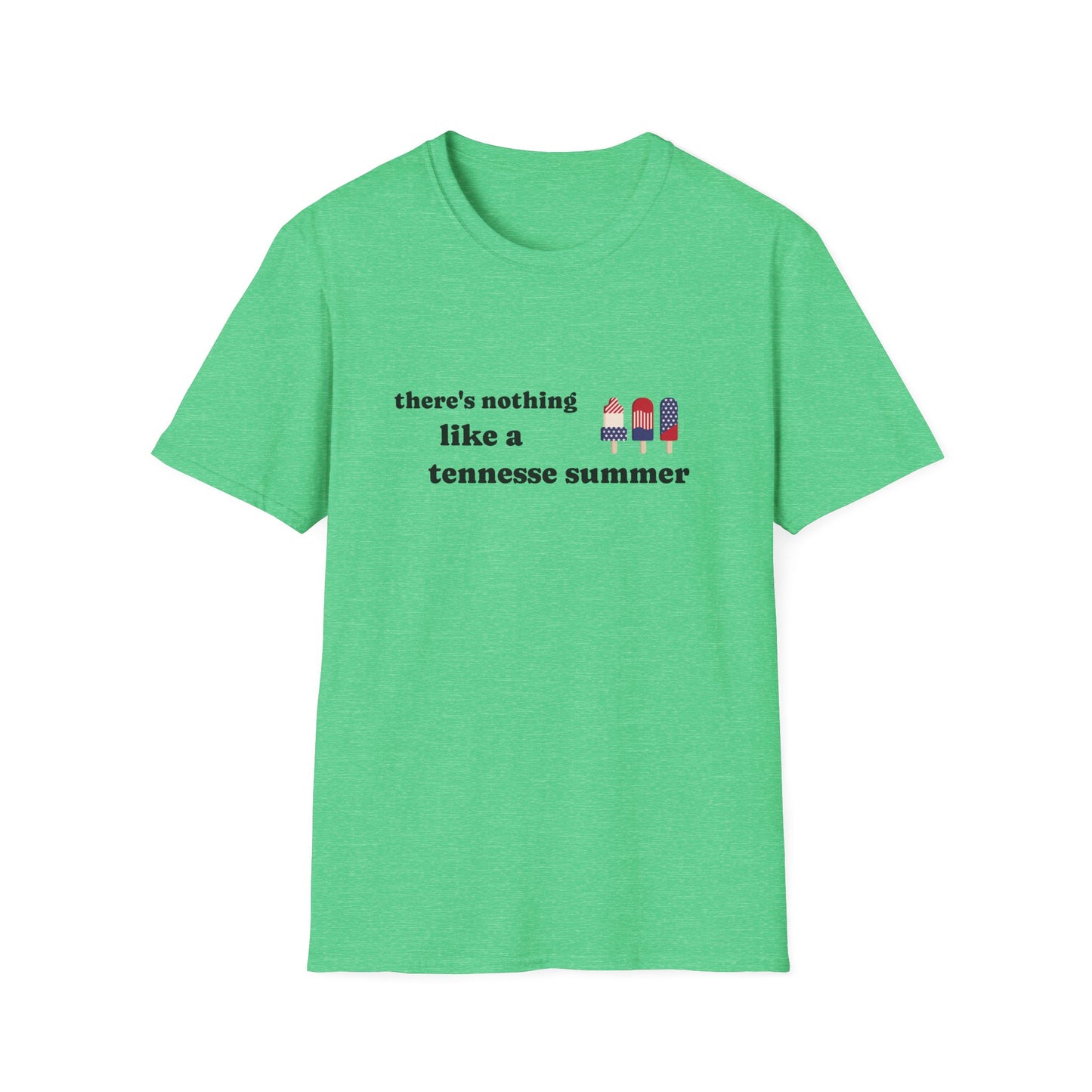 T-Shirt with 'There's Nothing Like a Tennessee Summer' Design - Perfect for Summer, Tennessee, Travel, Casual Wear, Gift